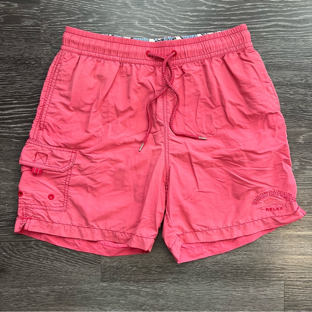 VTG Tommy Bahama Relax Swim Shorts in Coral